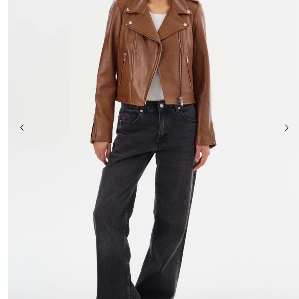 Lamarque Tan Leather Women's Jacket